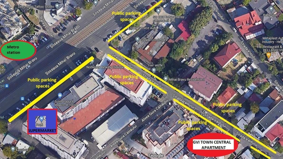 Gvitown Central Apartment Bucharest Luaran gambar